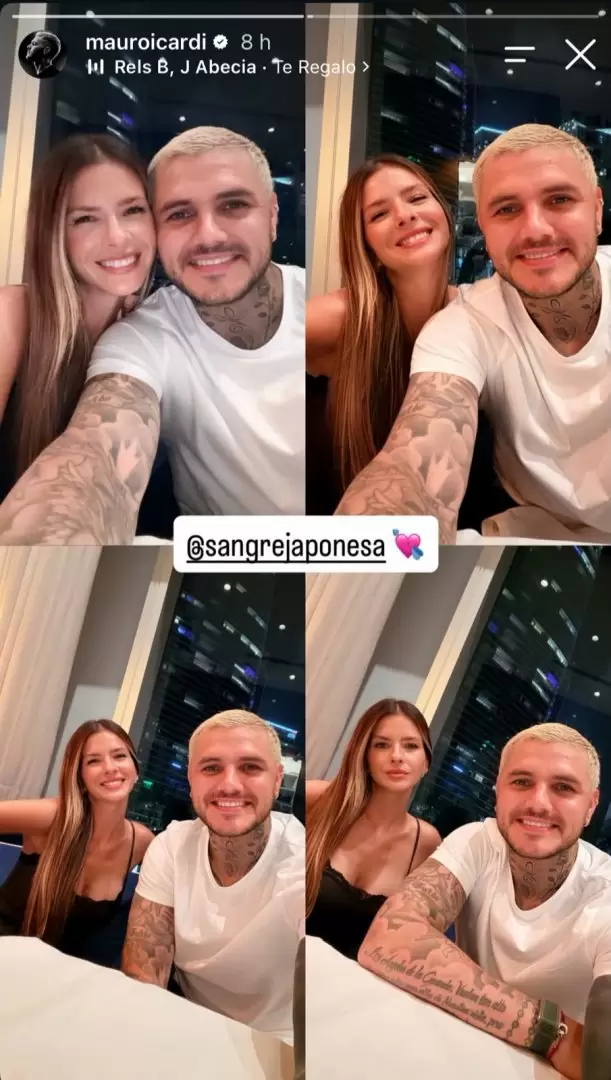 Mauro Icardi y la China Suárez en Miami