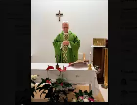 Reapareci� el Papa