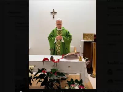 Reapareci� el Papa