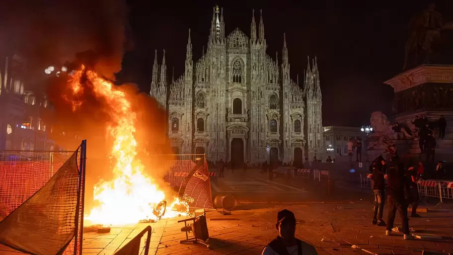 Mil�n protagoniz� lo m�s fuerte de las protestas que sacudieron Italia durante el �ltimo fin de semana.