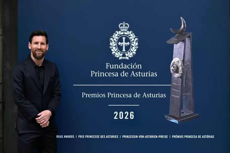 Lionel Messi llegó a Oviedo