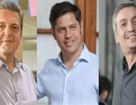 Massa, Kicillof y Kirchner