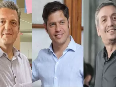 Massa, Kicillof y Kirchner