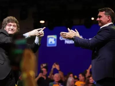 Javier Milei y Fl�vio Bolsonaro