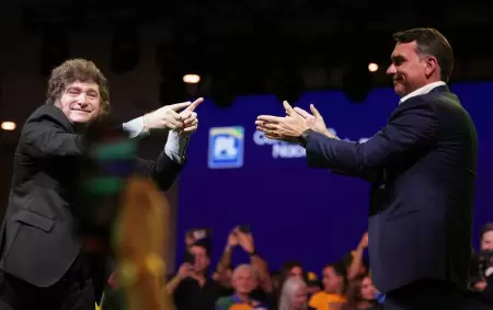 Javier Milei y Fl�vio Bolsonaro