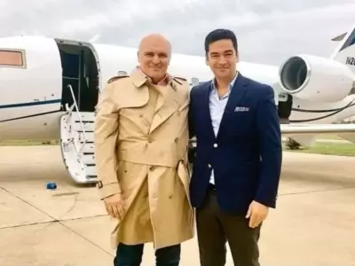 Espert junto a Alfredo "Fred" Machado