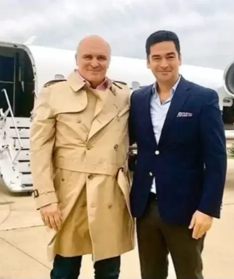 Espert junto a Alfredo "Fred" Machado