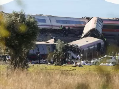 Choque de trenes en Espa�a