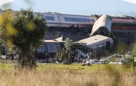 Choque de trenes en Espa�a