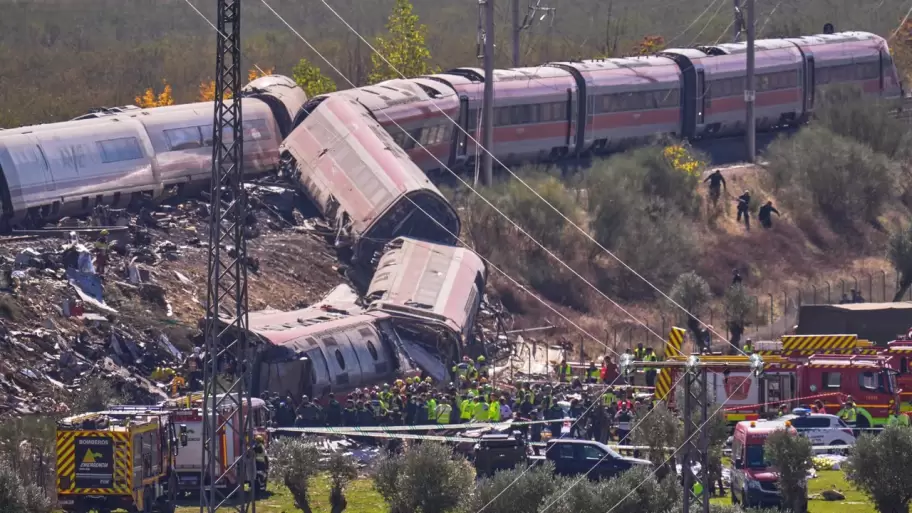 Choque de trenes en Espa�a