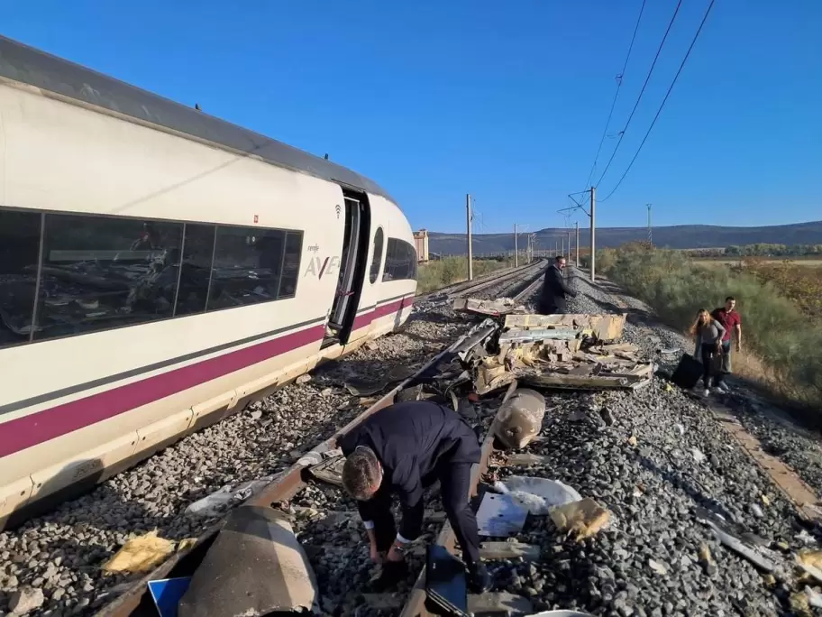 Choque de trenes en Espa�a