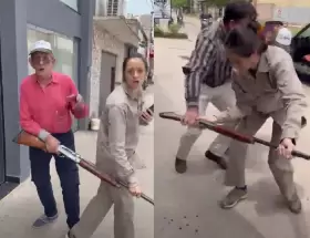 El hombre termin� detenido