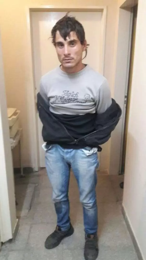 Sebastián Wagner al momento de su detención