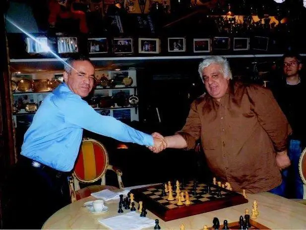 Gari Kasparov con Samid.