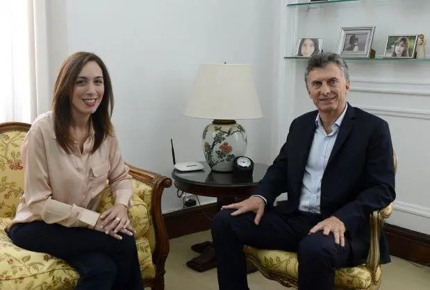 Vidal y macri