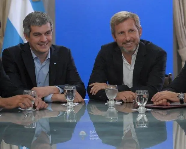 Pea y Frigerio con los gobernadores del justicialismo.