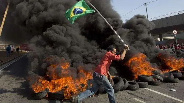 Protestas en Brasil