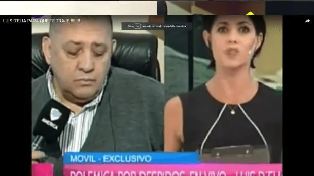 Luis D'Ela y Pamela David discutieron