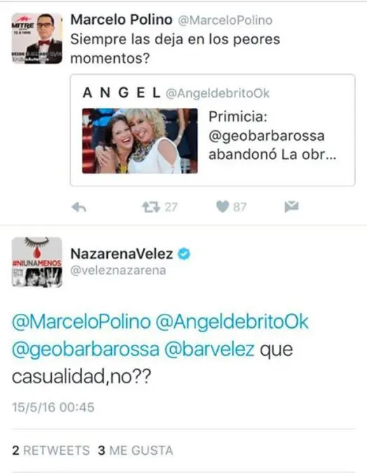 El mensaje picante de Nazarena que desat la polmica