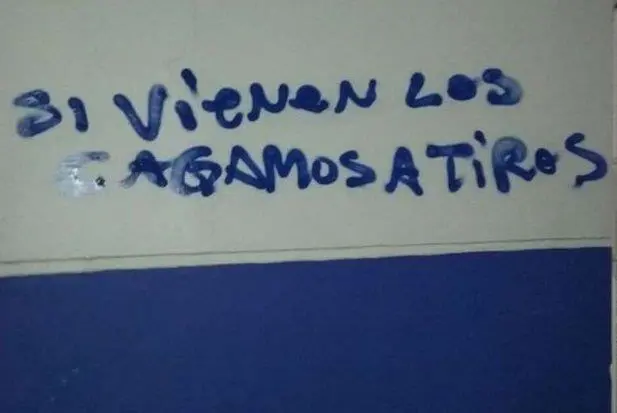 Pintada amenazante