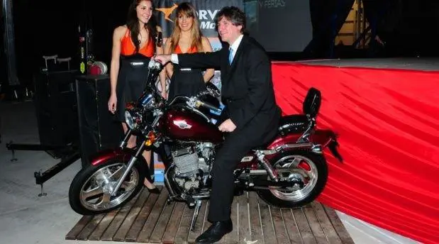 Amado Boudou, fanticos de las motos y el rock & roll