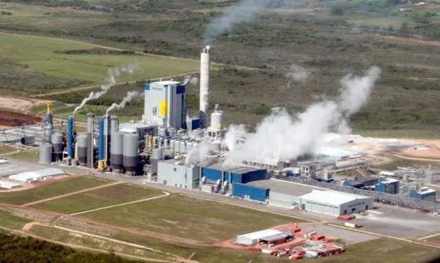 La pastera UPM-Botnia, ubicada en Fray Bentos, Uruguay