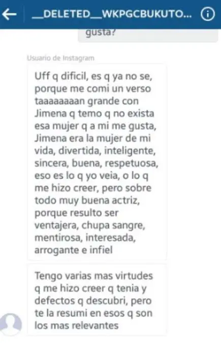 Osvaldo habra dicho barbaridades sobre la madre de su hijo