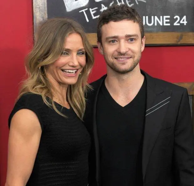 Con su ex, Justin Timberlake.