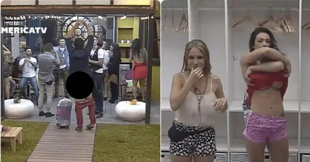 El ingreso de Dante en la casa.