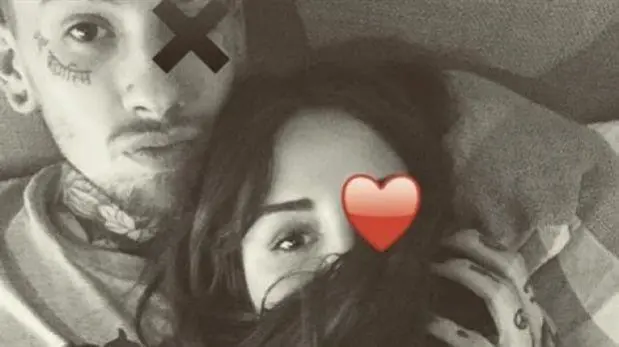 Cande Tinelli con Joaqun Blengino, cuando eran pareja