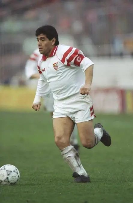 Maradona en el Sevilla