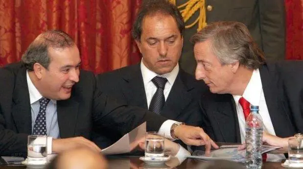 Nstor Kirchner y Jos Lpez, el ex secretario de Obras Pblicas que fue atrapado infraganti con casi 9 millones de dlares