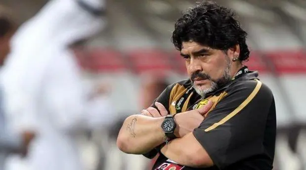 Maradona le tir en cara a Tinelli su relacin con Guillermina Valds