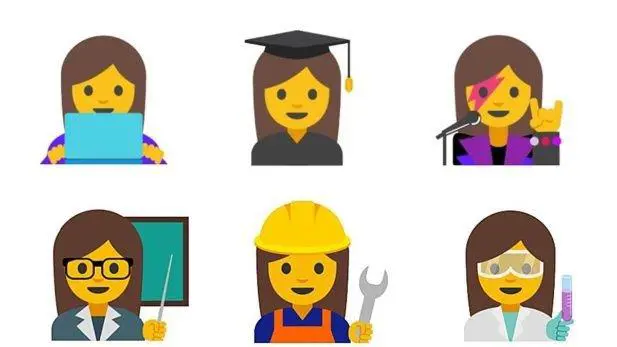 La igualdad de género en emojis.