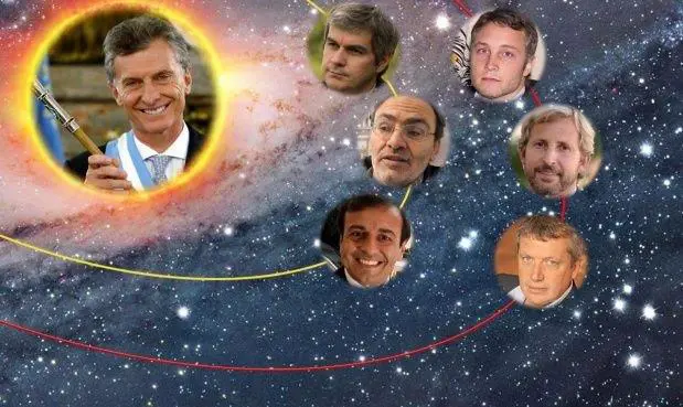 Macri y su sistema solar