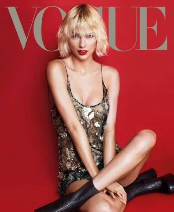 Taylor y la tapa de Vogue.