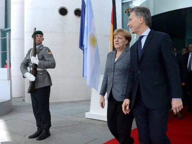 Macri y Merkel 2