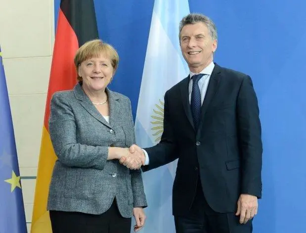 Merkel y Macri