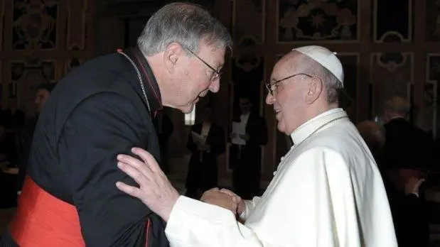 George Pell con Francisco