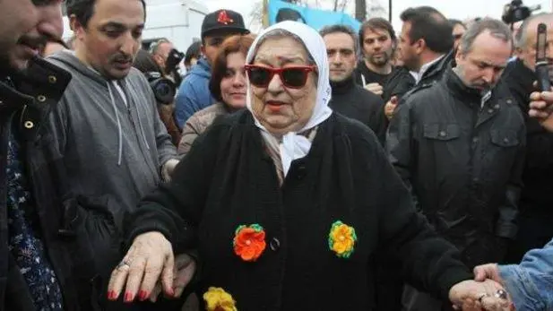 Hebe ayer en Plaza de Mayo