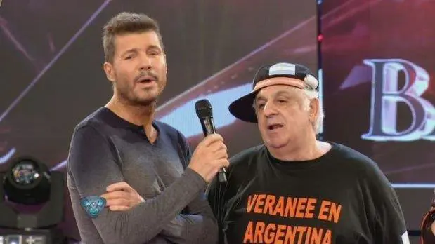 Samid con Tinelli en el Bailando 2015