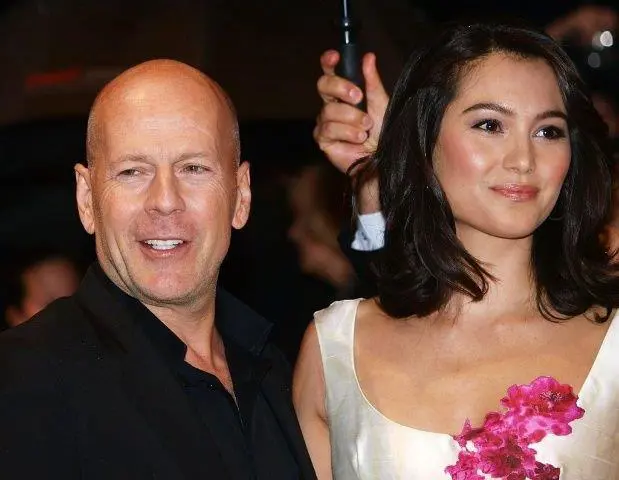 Bruce Willis y Emma. 