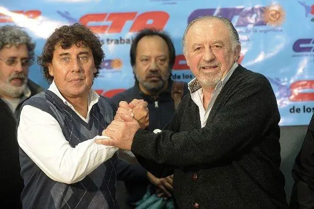 Pablo Micheli y Hugo Yasky, unidos contra el tarifazo