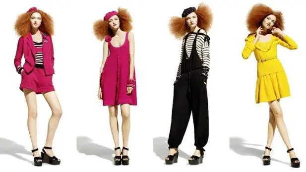 Rayas, colores y telas livianas era su estilo. 