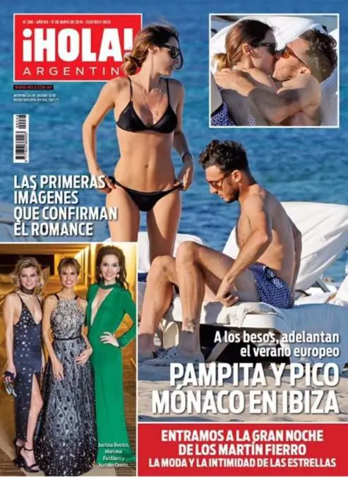 Moda y tenis: Pampita en Ibiza junto a Pico