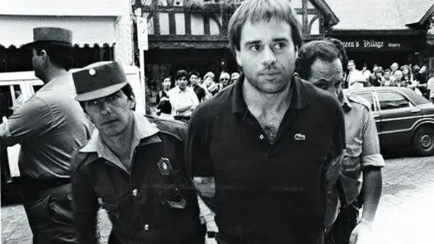 Daniel Arqumedes 'Maguila' Puccio cuando fue arrestado en 1985. Slo estuvo preso dos aos. Foto: Clarn.