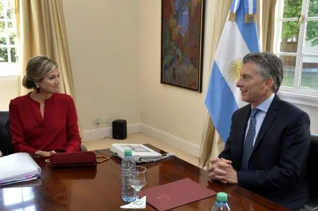 Maxima y Macri