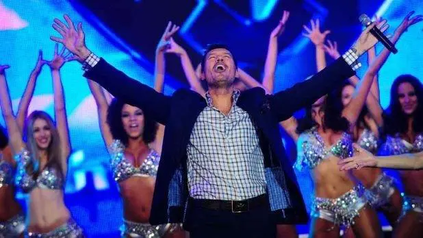 Marcelo Tinelli, en el debut del Bailando