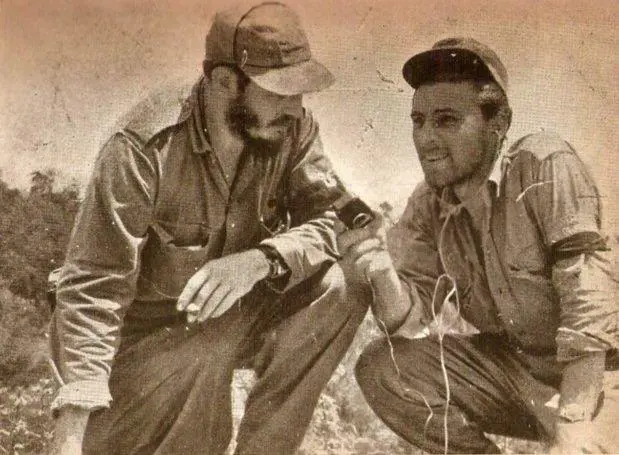 Jorge Masetti y Fidel Castro