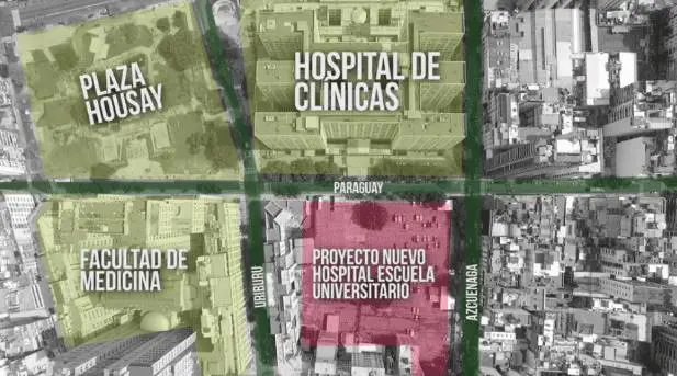 El nuevo Clnicas, estar en frente del actual hospital